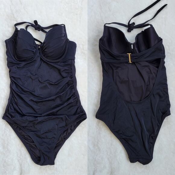 Victoria's Secret Black One-Piece Swimsuit 6C - Picture 1 of 3